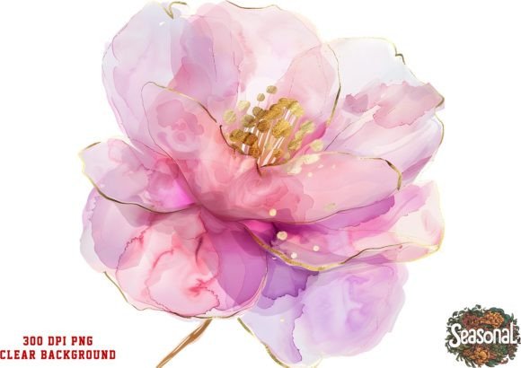 Download Spring Peonies Watercolor Clipart - Peonies Collection
