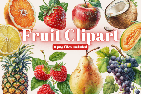 Download Fruit Clipart, Fruit Sublimation - Fruit clipart Collection