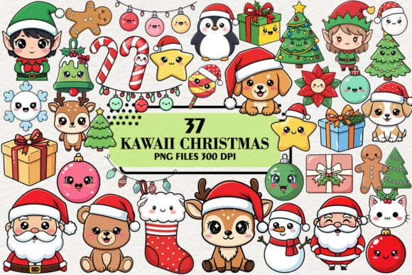 Download Kawaii Twinkle Christmas Clipart - Premium Resources