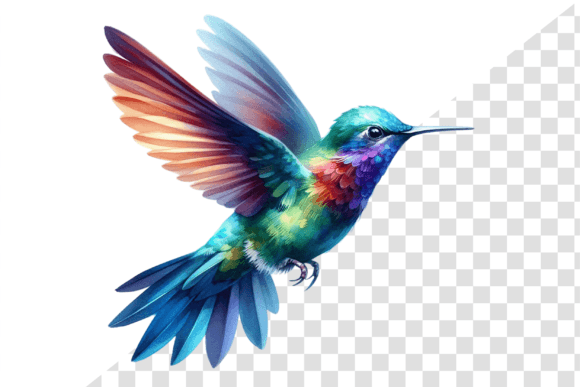Download Hummingbird Art Watercolors Clipart - Hummingbird art Collection